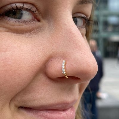 Faux piercing nez 