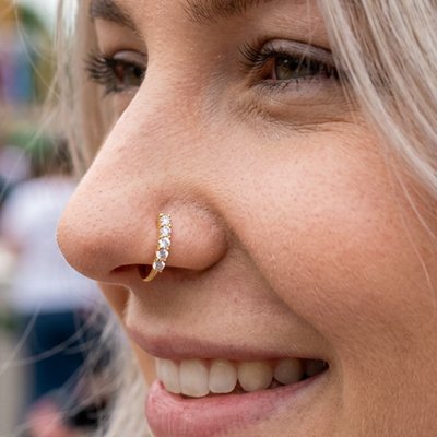 Faux piercing nez 